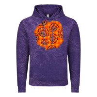 Cloud Purple Thanksgiving Turkey With Tartan Patch Vintage Hoodie - BundleAndBundleShop