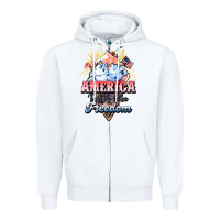 White America ice cream Zipper Hoodie - HowdyJamesFarm