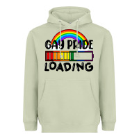 Matcha Gay pride loading Heavyweight Hoodie - FaDigitalArtStudio