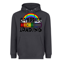 Smoke Gay pride loading Heavyweight Hoodie - FaDigitalArtStudio