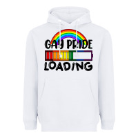 White Gay pride loading Heavyweight Hoodie - FaDigitalArtStudio