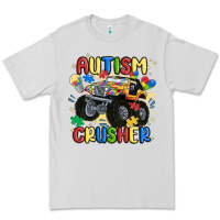 Dove Grey autism crusher Premium Tee - MaliasSmallBusiness