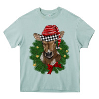 Arona christmas wreath baby calf Heavy Core Tee - BarkalooDesign