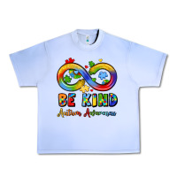 Grape Ice be kind autism awareness infinity symbol Urban Heavy Tee - LillyAllenDesigns