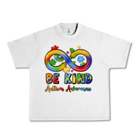 Be Kind Autism Awareness Infinity Symbol Urban Heavy Tee | Teevron