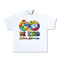 White be kind autism awareness infinity symbol Urban Heavy Tee - LillyAllenDesigns
