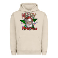 Pigment French Oak festive santa claus greeting Urban Hoodie - CowhideDigitalArt