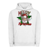 Pigment Lunar Rock festive santa claus greeting Urban Hoodie - CowhideDigitalArt
