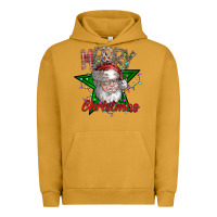 Pigment Peanut Butter festive santa claus greeting Urban Hoodie - CowhideDigitalArt