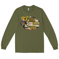 Army Green life is better in boots Long Sleeve Tee - Bettercallsaul