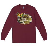 Burgundy life is better in boots Long Sleeve Tee - Bettercallsaul