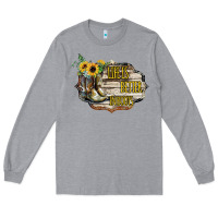 Heather Grey life is better in boots Long Sleeve Tee - Bettercallsaul