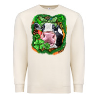 Sandshell St. Patrick's day cow Premium Sweatshirt - FaDigitalArtStudio