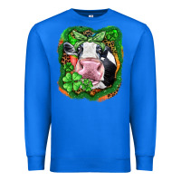 True Royal St. Patrick's day cow Premium Sweatshirt - FaDigitalArtStudio