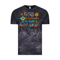 Cloud Black god is within her she will not fail Vintage Tee - BundleAndBundleShop