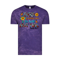 Cloud Purple god is within her she will not fail Vintage Tee - BundleAndBundleShop