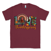 Burgundy love thanksgiving Classic Tee - JahusDesignShop
