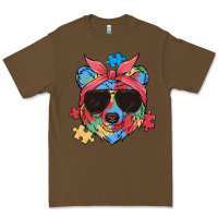 Cacao autism awareness bear Premium Tee - MaliasSmallBusiness