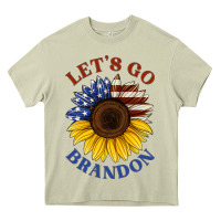 Mossy American flag sunflower Heavy Core Tee - Jasminsmagicworld