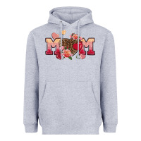 Heather Grey Valentine's day mom Mother's Day Heavyweight Hoodie - FaDigitalArtStudio