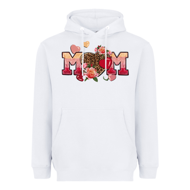 Valentine's Day Mom Mother's Day Heavyweight Hoodie by FaDigitalArtStudio | Teevron