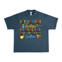 Midnight Navy if they can't learn the way we teach teach the  wa Urban Heavy Tee - LillyAllenDesigns