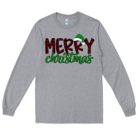 Heather Grey Merry Christmas Long Sleeve Tee - Bettercallsaul