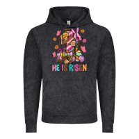 Vintage Black He Is Risen Easter Vintage Hoodie - BundleAndBundleShop