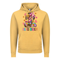 Vintage Mustard He Is Risen Easter Vintage Hoodie - BundleAndBundleShop