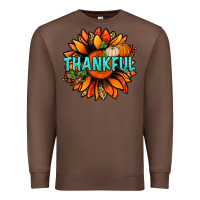 Chestnut thankful with sunflower bbs Premium Sweatshirt - BundleAndBundleShop