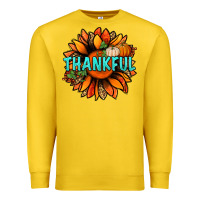 Lemon thankful with sunflower bbs Premium Sweatshirt - BundleAndBundleShop