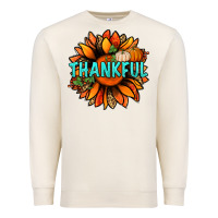 Sandshell thankful with sunflower bbs Premium Sweatshirt - BundleAndBundleShop