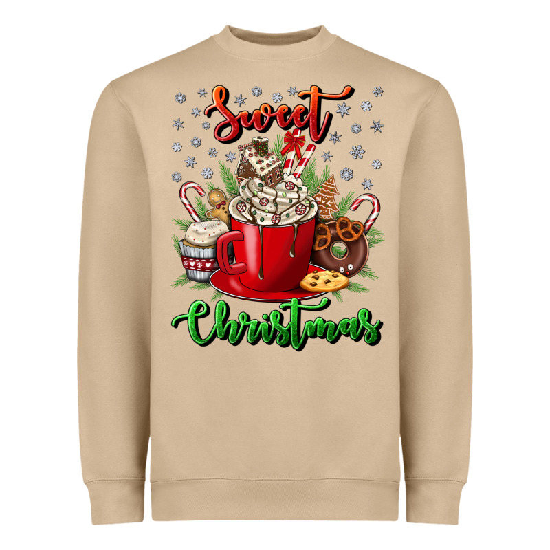 Sweet Christmas Heavyweight Sweatshirt by NancyCooperArtShop | Teevron