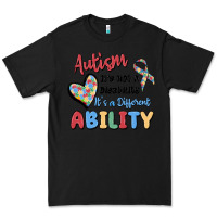 Black autism it's not a disability it's a different abil Premium Tee - MaliasSmallBusiness