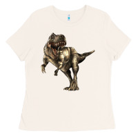 Bone Tyrannosaurus T rex Ladies Tee - LillyAllenDesigns