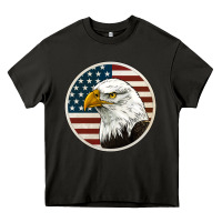 Asphalt American Bald Eagle Heavy Core Tee - Jasminsmagicworld