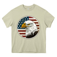 Mossy American Bald Eagle Heavy Core Tee - Jasminsmagicworld