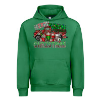 Emerald merry christmas  truck Urban Hoodie - CowhideDigitalArt