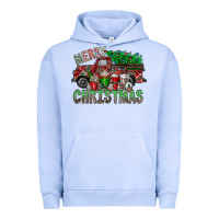 Pigment Grape Ice merry christmas  truck Urban Hoodie - CowhideDigitalArt