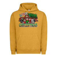 Pigment Peanut Butter merry christmas  truck Urban Hoodie - CowhideDigitalArt