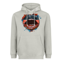 Moon Dust American flag lips 4th of july Heavyweight Hoodie - FaDigitalArtStudio