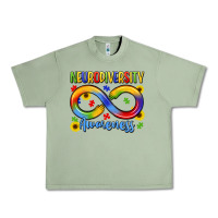 Oil Green neurodiversity awareness Urban Heavy Tee - LillyAllenDesigns