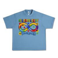 Pebble Blue neurodiversity awareness Urban Heavy Tee - LillyAllenDesigns