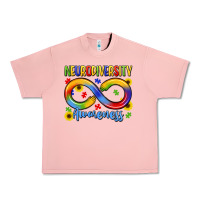 Salmon neurodiversity awareness Urban Heavy Tee - LillyAllenDesigns
