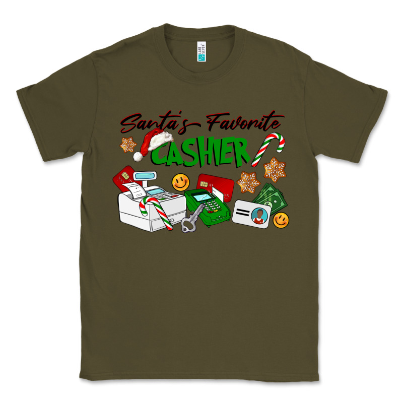 Santa's Favorite Cashier Classic Tee by LillyAllenDesigns | Teevron