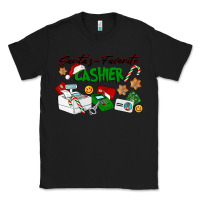 Black Santa's Favorite Cashier Classic Tee - LillyAllenDesigns