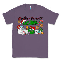 Lavender Santa's Favorite Cashier Classic Tee - LillyAllenDesigns