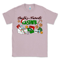 Lilac Santa's Favorite Cashier Classic Tee - LillyAllenDesigns
