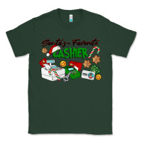 Sports Green Santa's Favorite Cashier Classic Tee - LillyAllenDesigns
