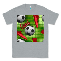 Heather Grey soccer shoes goal seamless pattern Classic Tee - BundleAndBundleShop